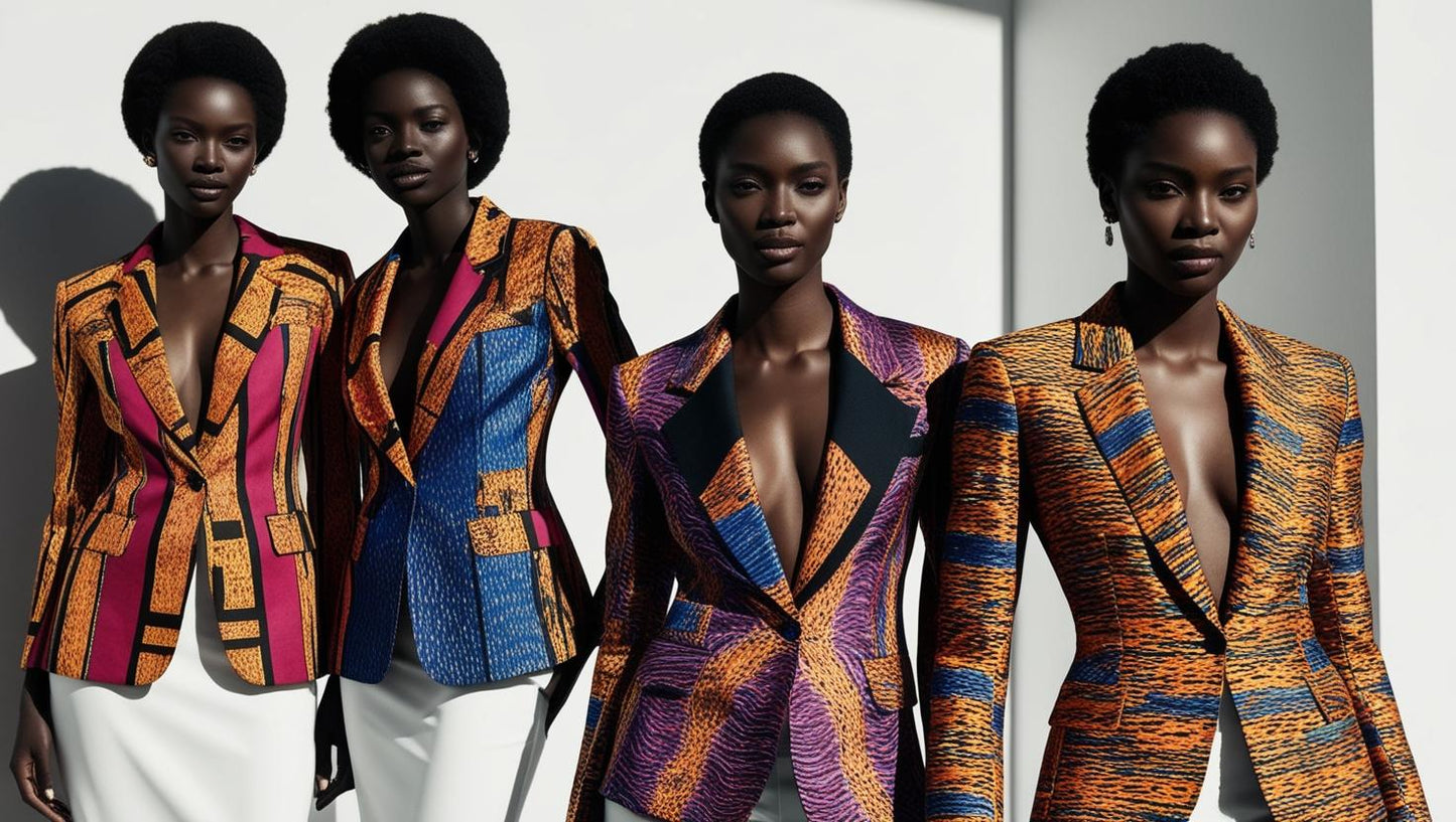Kitenge Blazer - Modern Elegance with African Flair – By Thamani Fashion