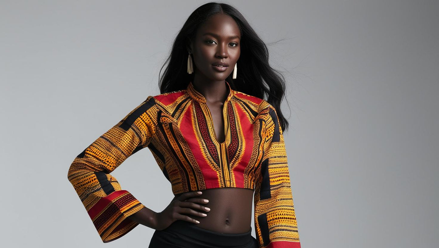 Kitenge Blouse - Bold African Style, Effortless Elegance – By Thamani Fashion