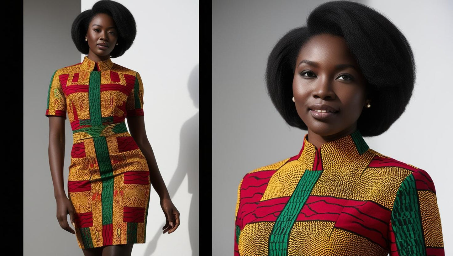 Kitenge Dress - Timeless African Charm for Every Occasion – By Thamani Fashion