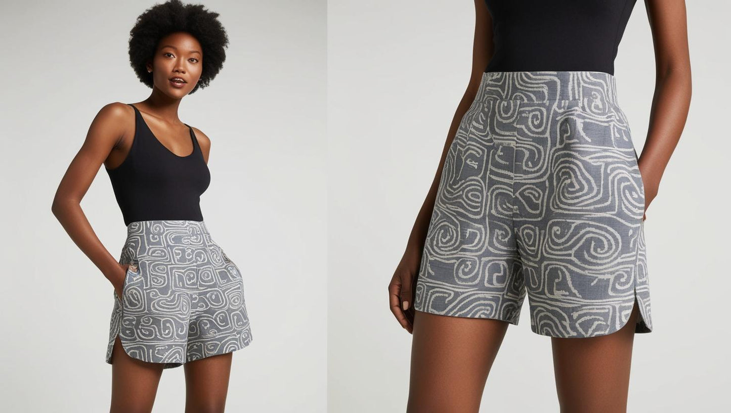 Shuka-Inspired Shorts - Bold Comfort with a Cultural Touch – By Thamani Fashion